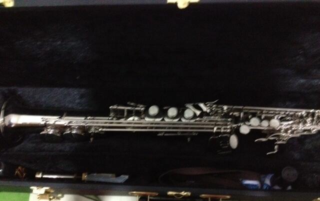Saxophone Sopran Hermes Silver