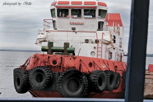 Foto yg diambil dr atas kapal supertanker