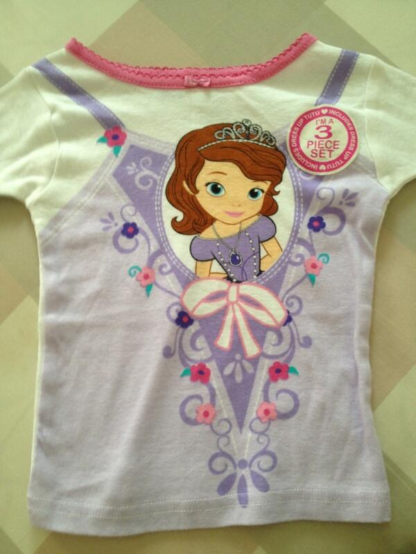 Piyama tutu sofia the first