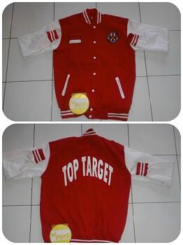 Varsity/Jaket baseball bisa bordir satuan, kaos polos cotton combed sablon rubber