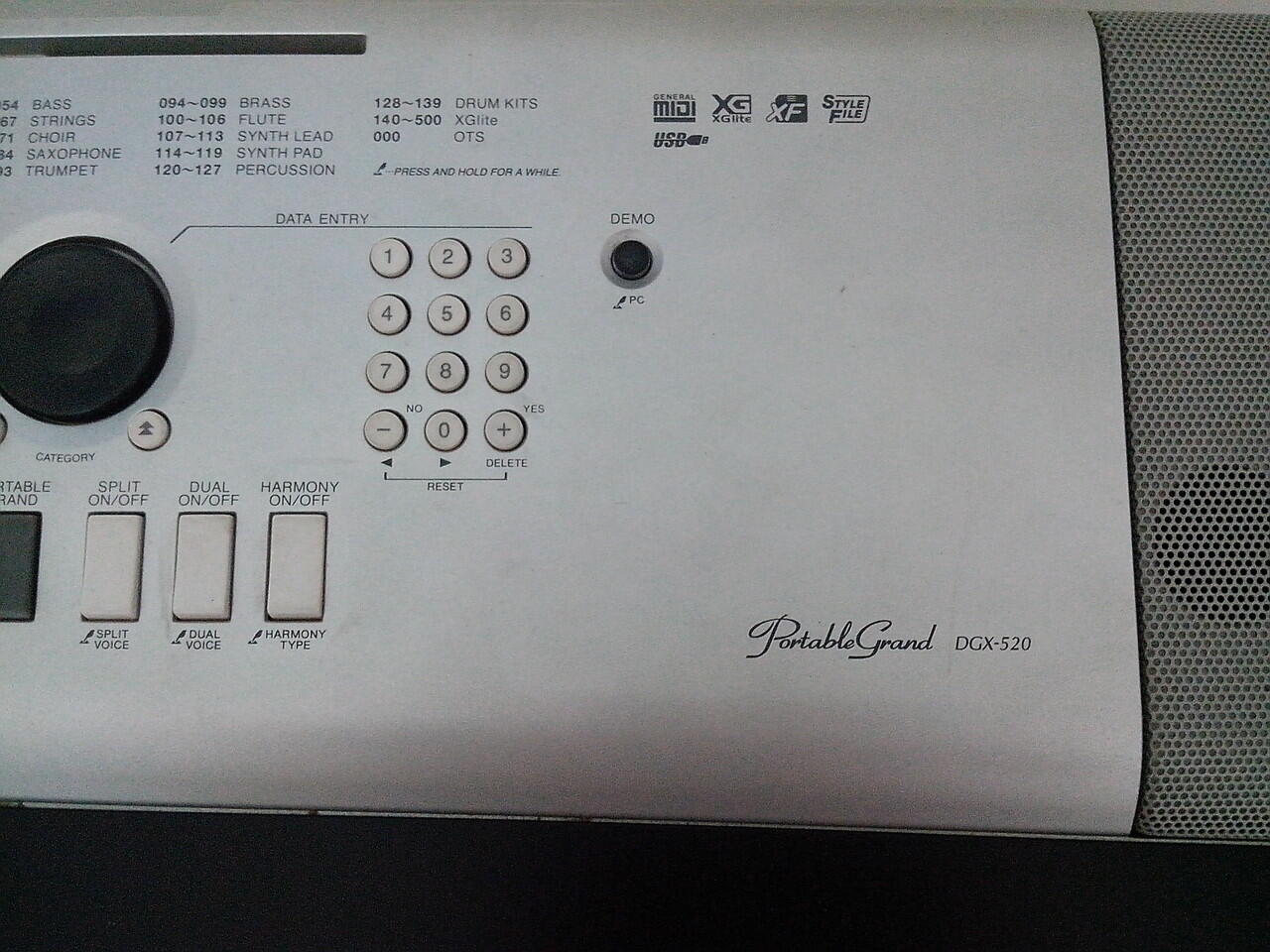 WTS Keyboard Yamaha DGX-520