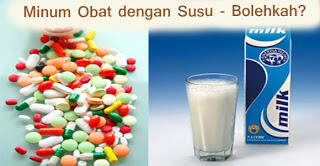 MENGAPA MINUM OBAT GAK BOLEH DIBARENGIN MINUM SUSU?