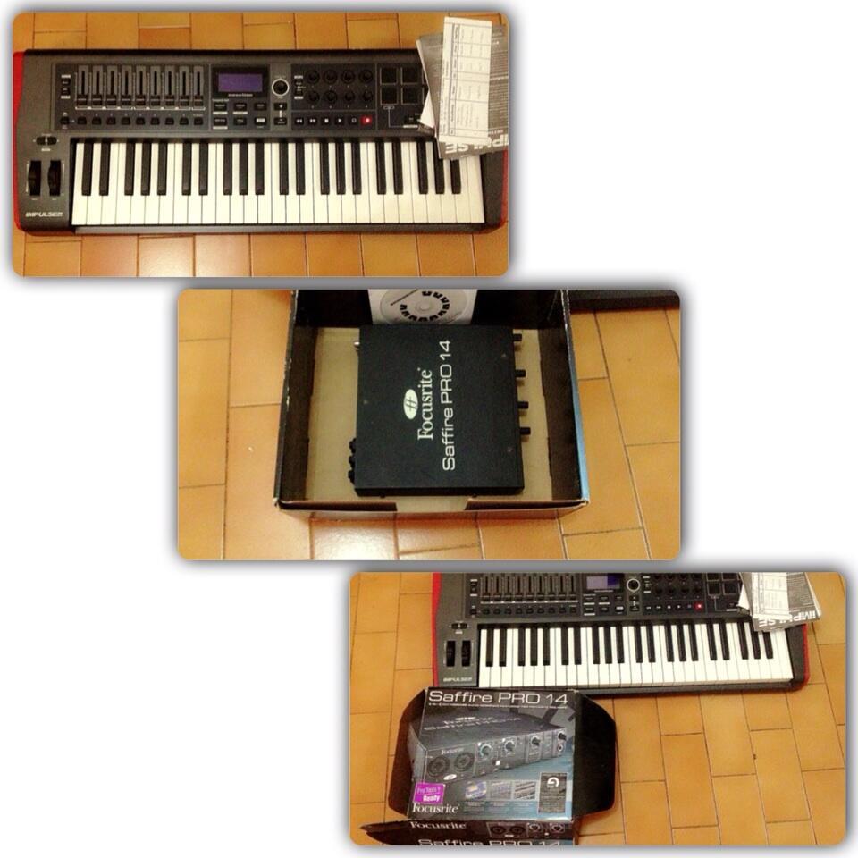 Novation Impulse 49 Midi Keys Sangat Murah bekas semi komplit