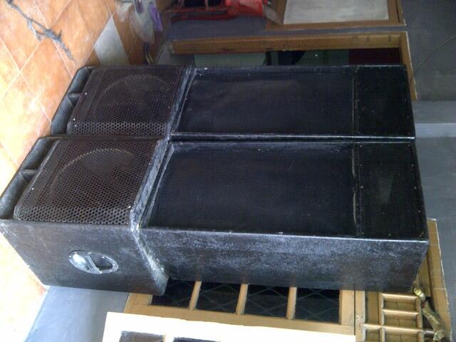 Speaker sound system 3 way 2x15", 2x12"