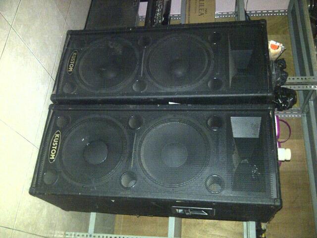 Speaker sound system 3 way 2x15", 2x12"