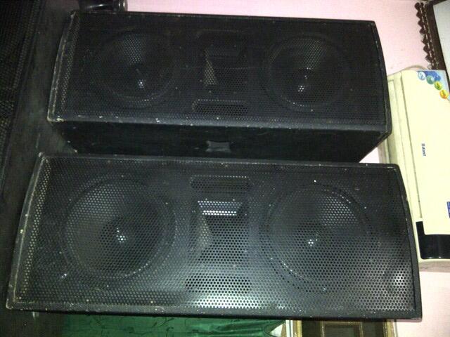 Speaker sound system 3 way 2x15", 2x12"
