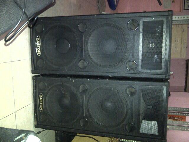 Speaker sound system 3 way 2x15", 2x12"