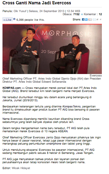 RIP Cross Mobile Phone, Welcome EVERCOSS &#91;Dibalik Cerita&#93;