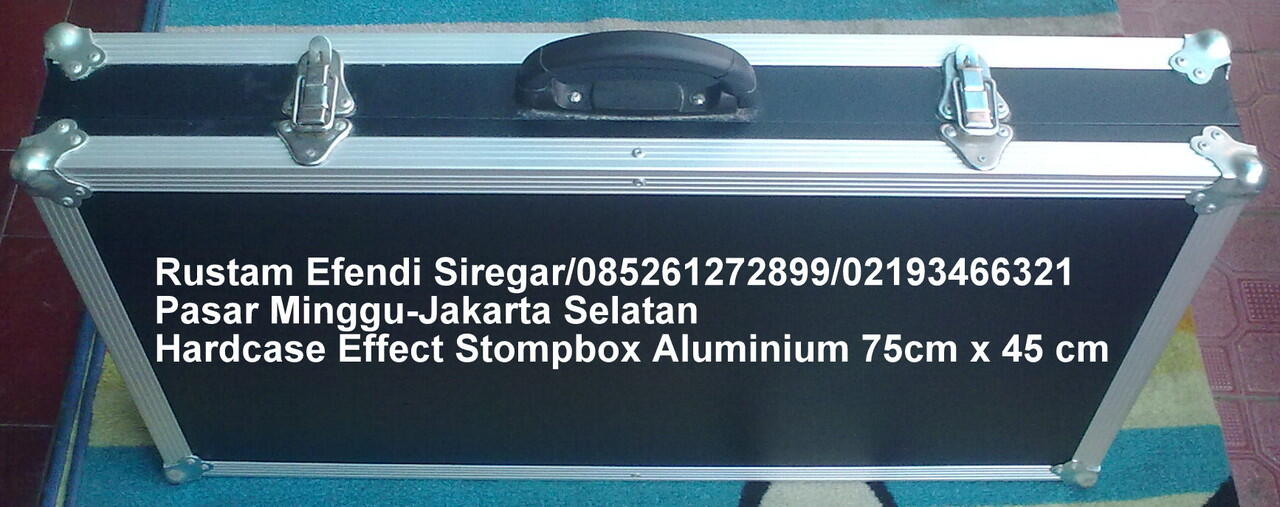 Hardcase Effect Stompbox Aluminium 75 cm x 45 cm