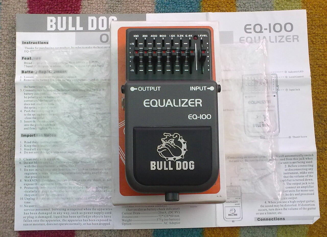 Guitar Equalizer BULL DOG EQ-100