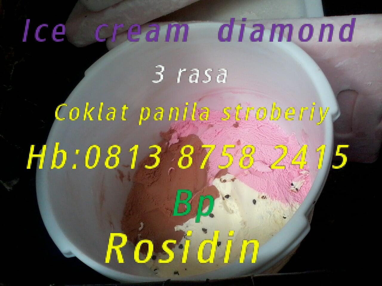 Terjual es krim diamond 8 liter/1 ember, ice cream diamond 