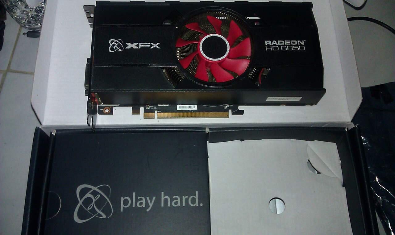 VGA XFX HD 6850 FULLSET