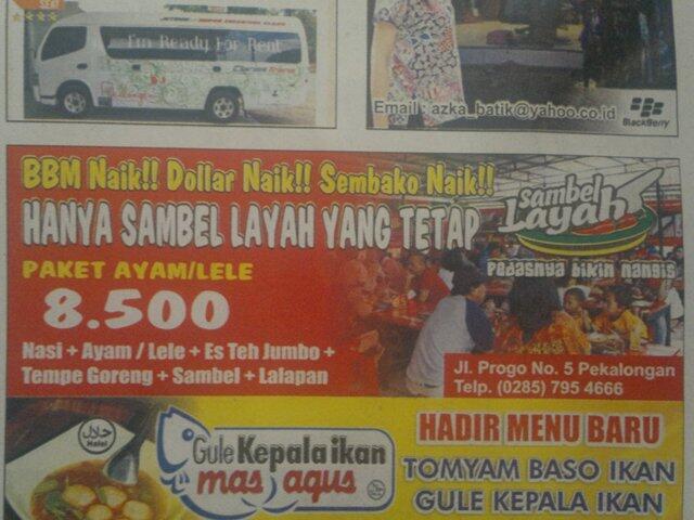 Iklan Gokil, Kata-Katanya Narsis Abiz.