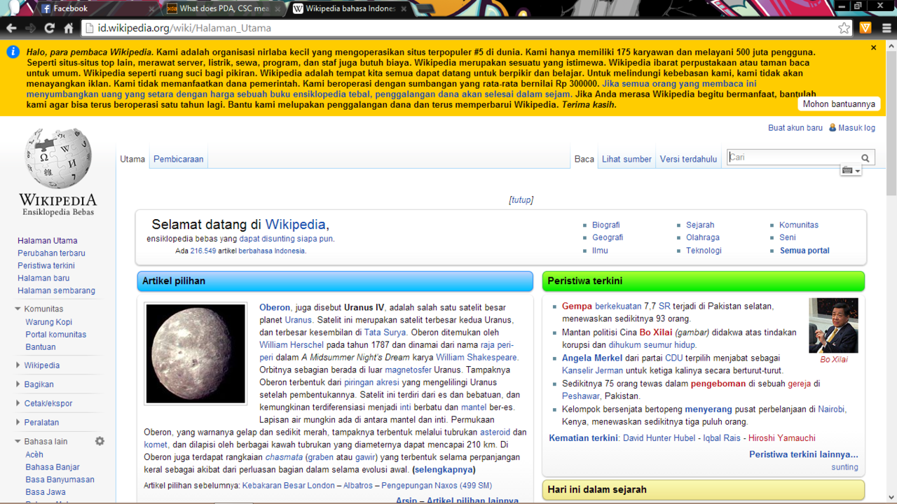 Nasib Wikipedia Sekarang gan..