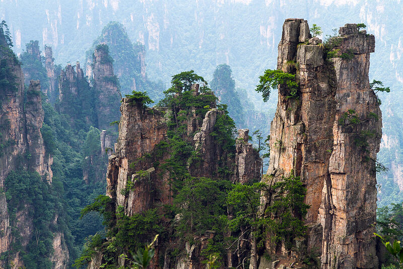 Taman Nasional di China mirip Planet Pandora ( Avatar )