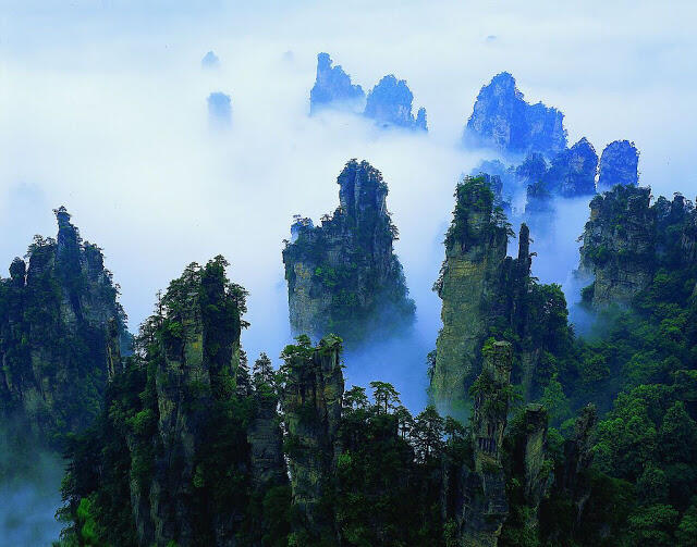 Taman Nasional di China mirip Planet Pandora ( Avatar )