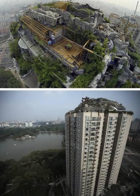 Tempat Unik dan Gila Ini Dibangun di Atas Atap! 