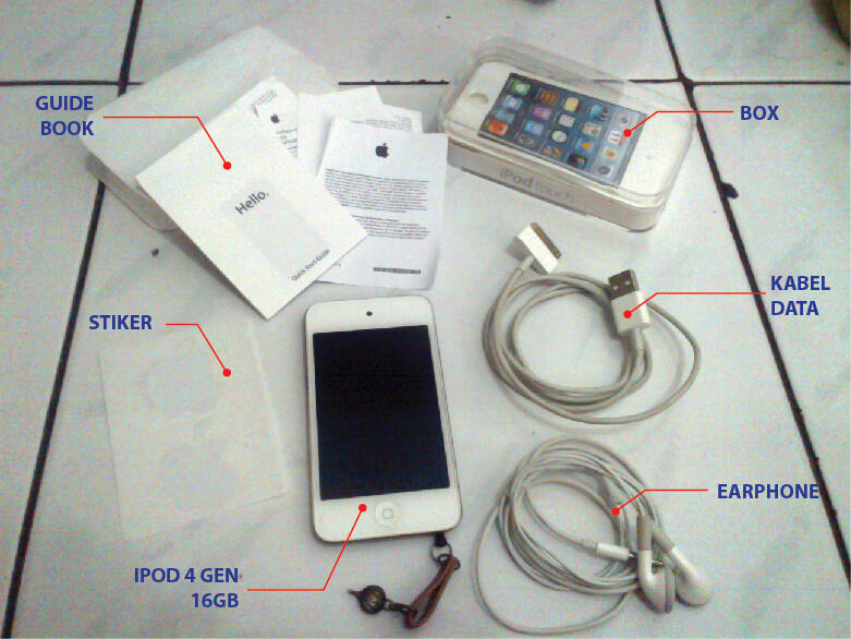 ipod touch 4Gen 16 GB WHITE