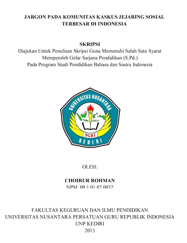 Judul dan Objek penelitian skripsi paling konyol 