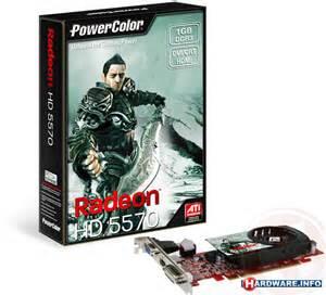 VGA GDDR3 1 GB HD 5570 Power Color full set (barang baru 5 hari pakai)