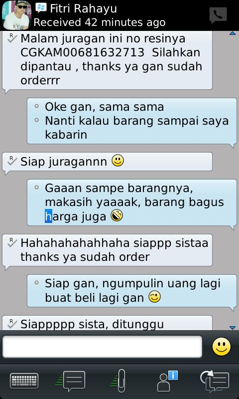 Feedback dan Testimonial penjual jam tangan dan kacamata N*CeQ.