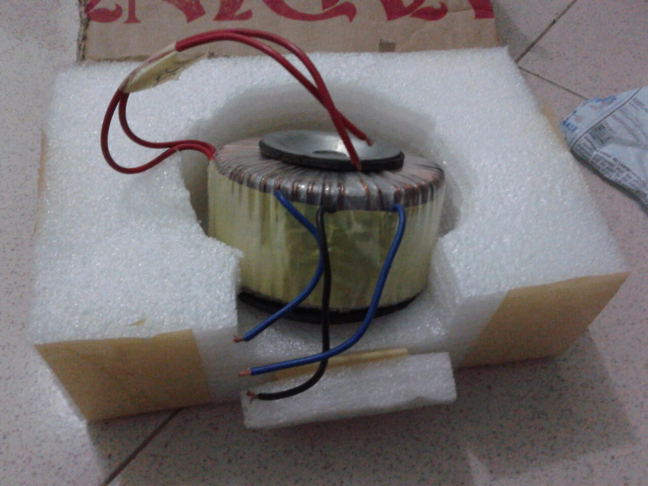 Trafo Toroid/ Donat, CT 12V / 5 A