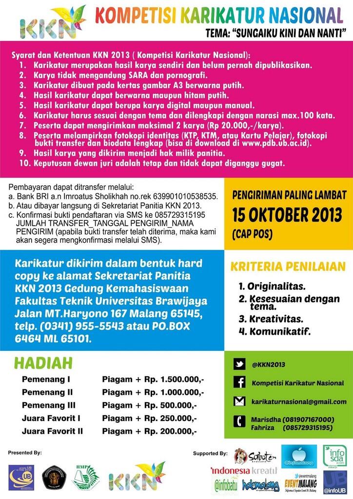 Bagi yang jago gambar, masuk !!! Ga sopan ngaku jago gambar tapi ga ikut lomba ini !!