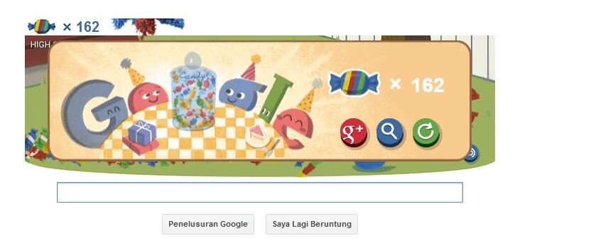 rekor game ultah google ke 15