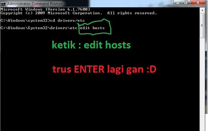 &#91;SHARE&#93; Cara Blokir Situs Menggunakan Command Prompt