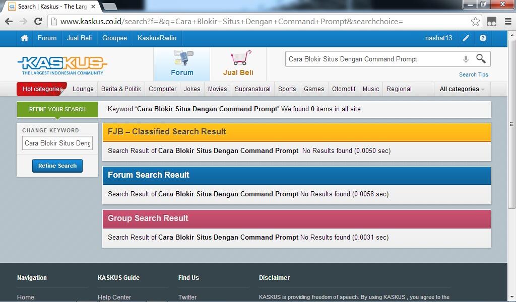 &#91;SHARE&#93; Cara Blokir Situs Menggunakan Command Prompt