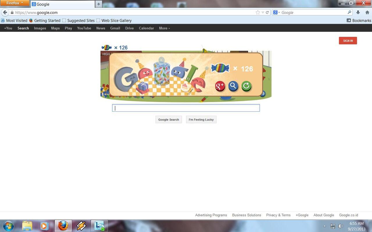 Logo Google HUT ke 15