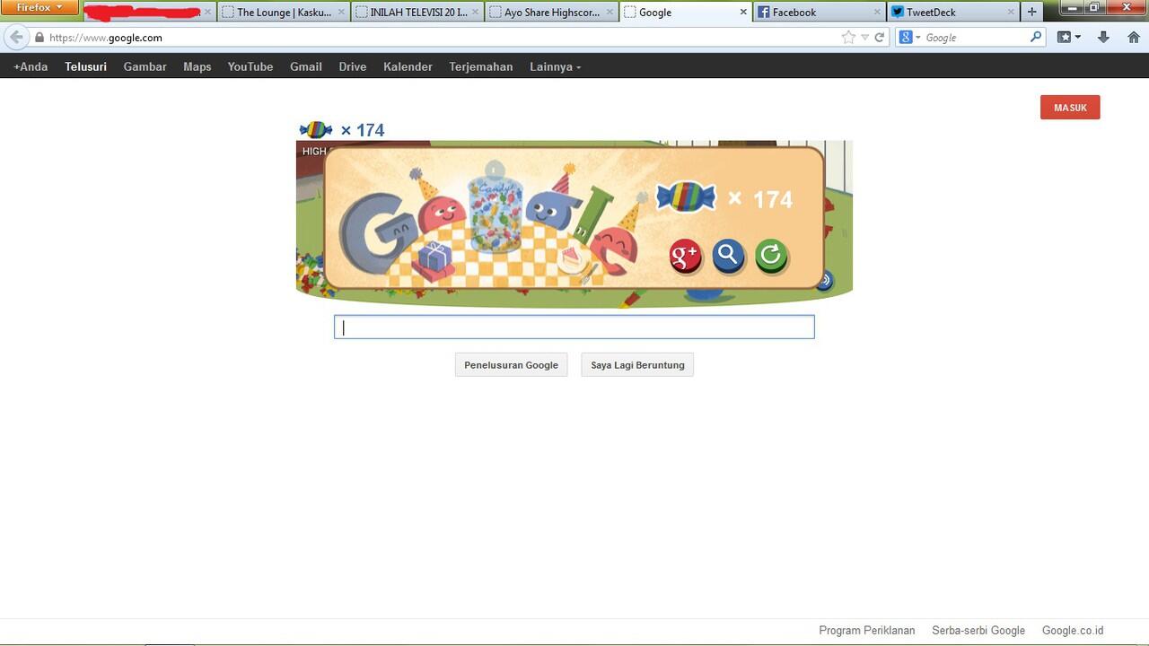 Ayo Share Highscore Google Doodle Agan Hari Ini!!