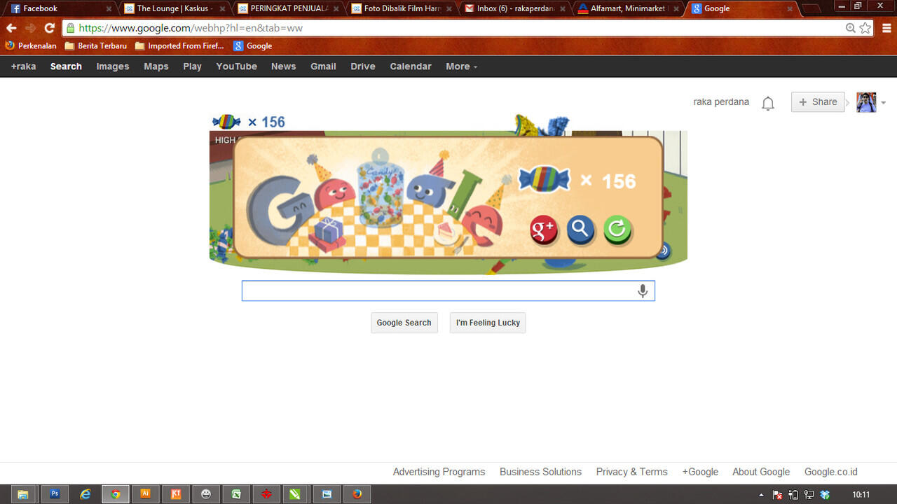 Happy 15th Birthday Goooooooogle , mainin game nya share score nya disini !! 