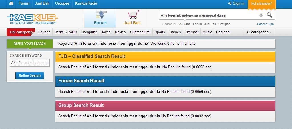 Innalillahiwainnailaihiraji'un. Ahli forensik terbaik Indonesia tutup Usia.