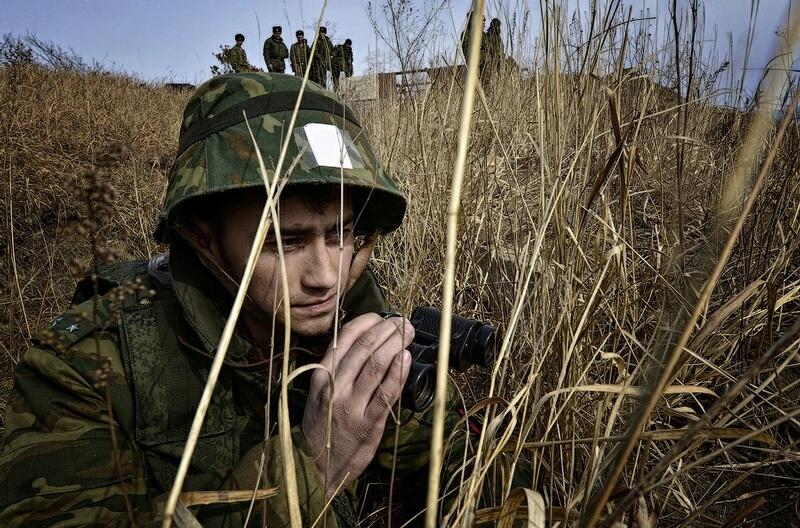 Gambar latihan tentara Ruskie