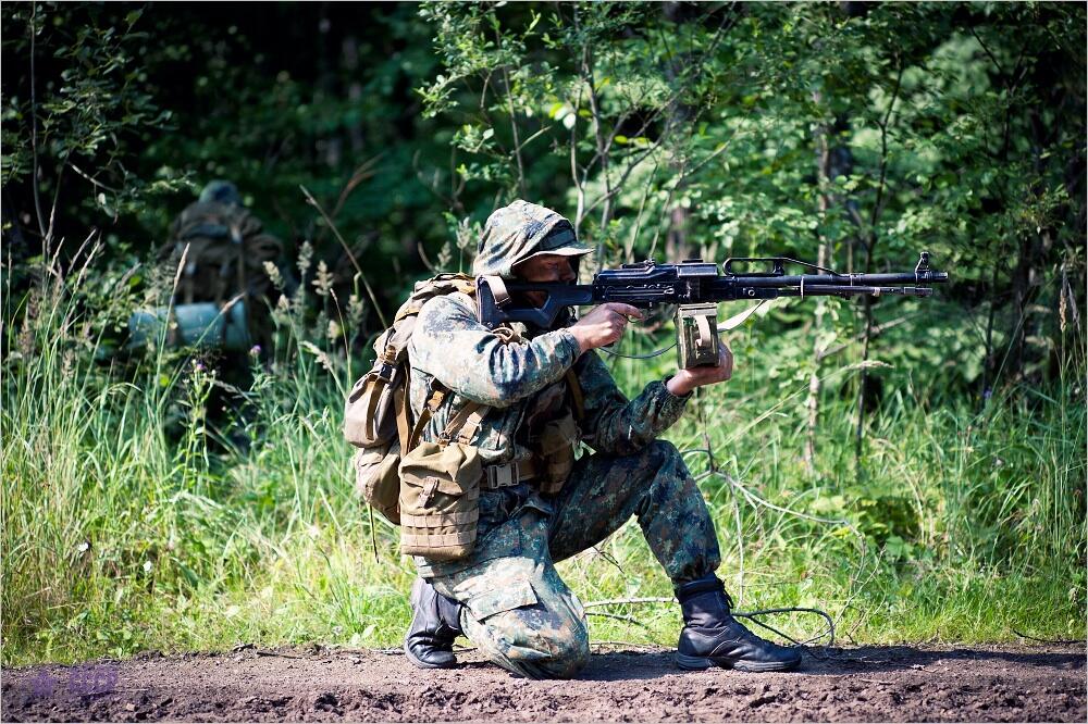 Gambar latihan tentara Ruskie