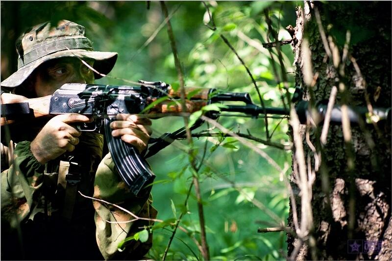 Gambar latihan tentara Ruskie