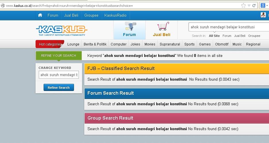Ahok Suruh Mendagri Belajar Konstitusi