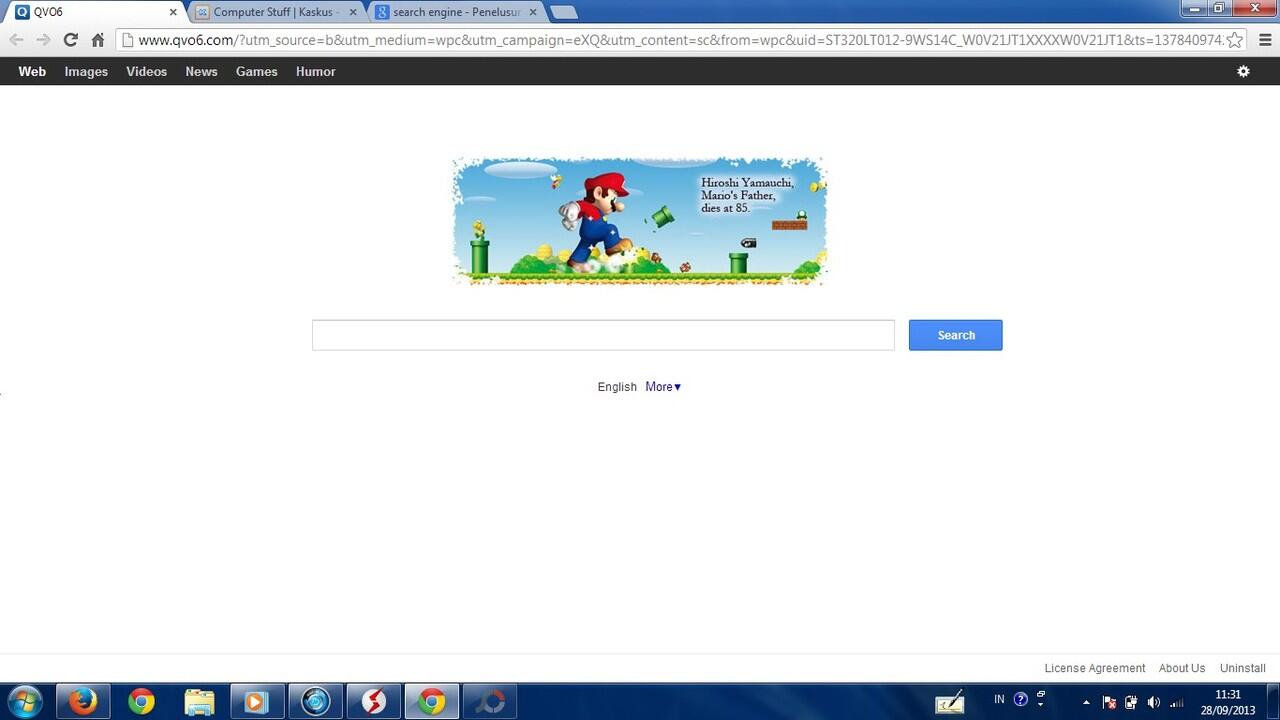 ASK cara ngilangin search engine
