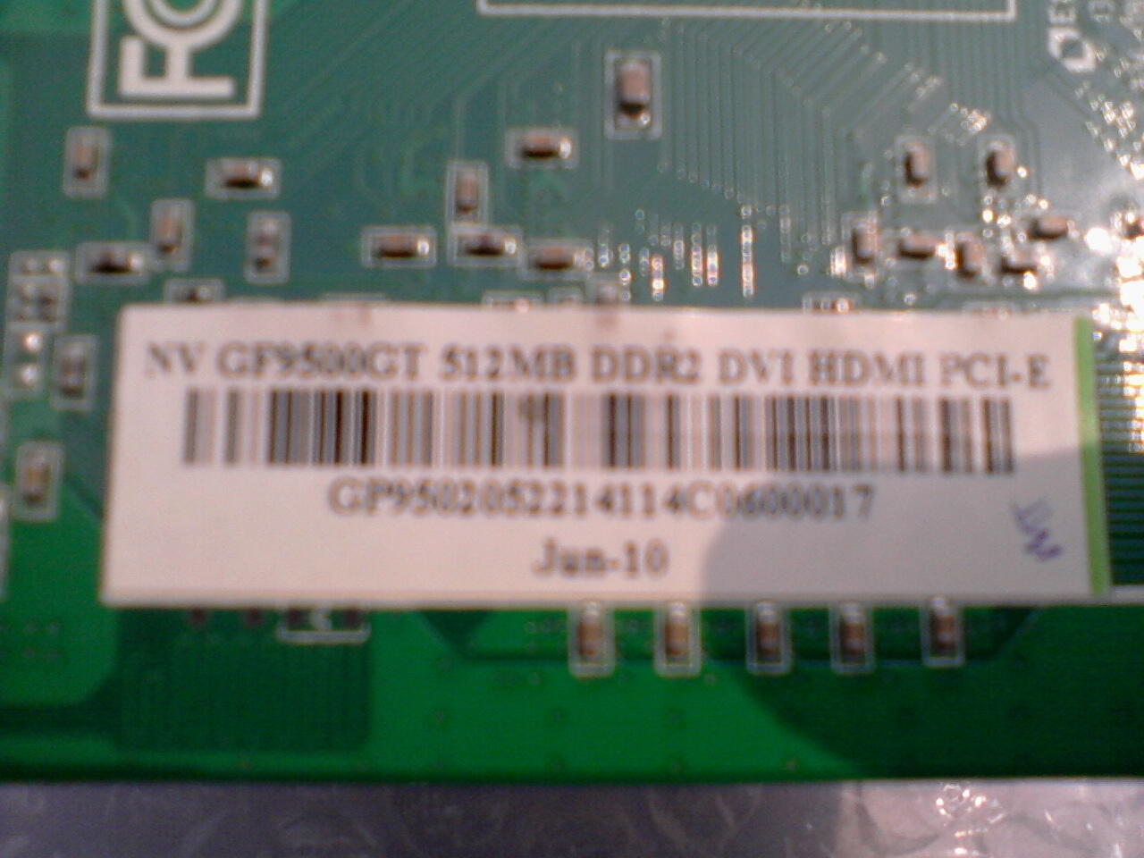Pixel View 9500GT 512MB 128bit - Mulus