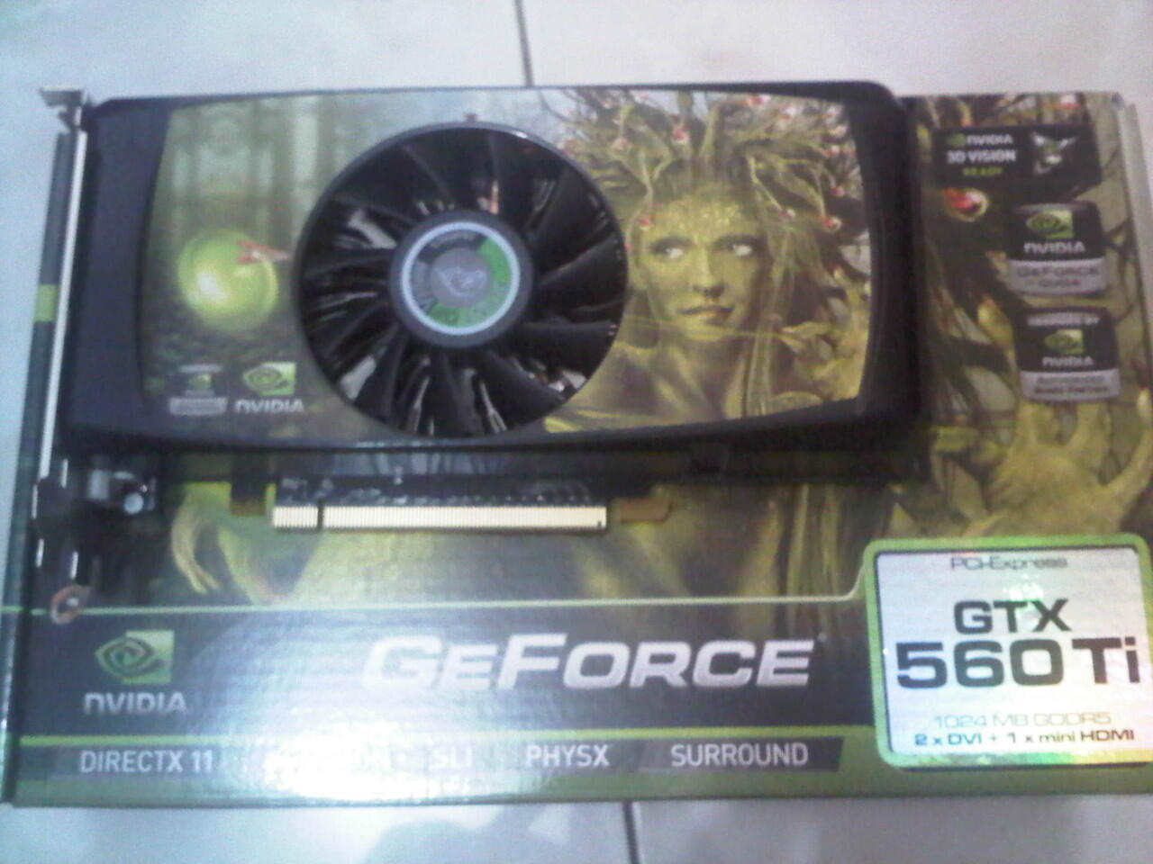 NEW POV Geforce GTX560Ti 1GB DDR5 256Bit (Bandung)...BANTING HARGA