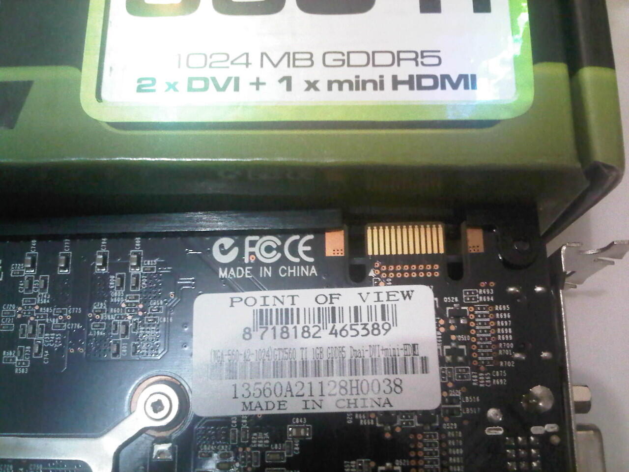 NEW POV Geforce GTX560Ti 1GB DDR5 256Bit (Bandung)...BANTING HARGA