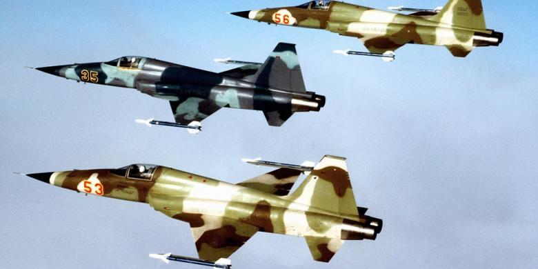 Jet Tempur F-5E Korsel Jatuh 