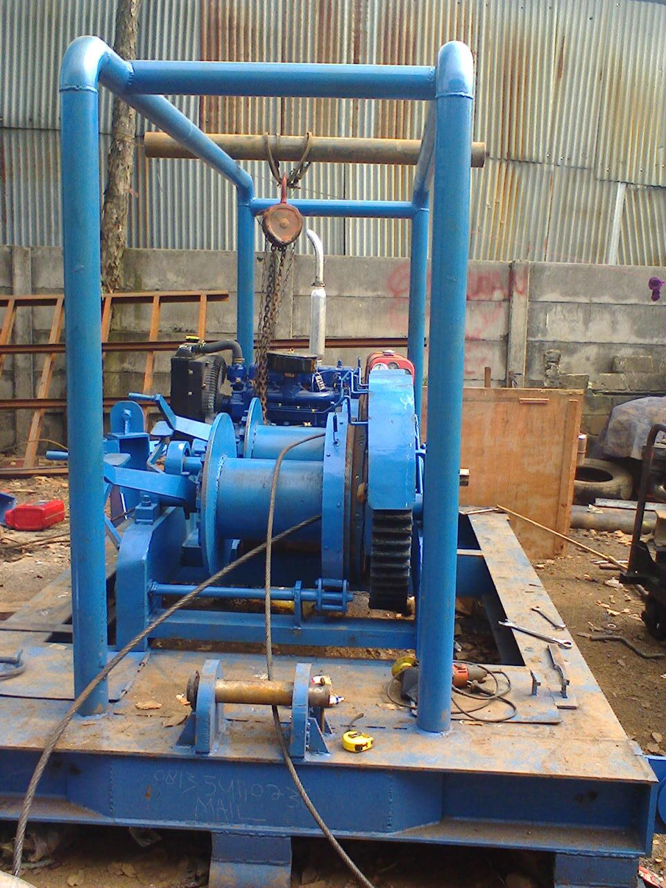 Mesin Pancang Drop Hammer