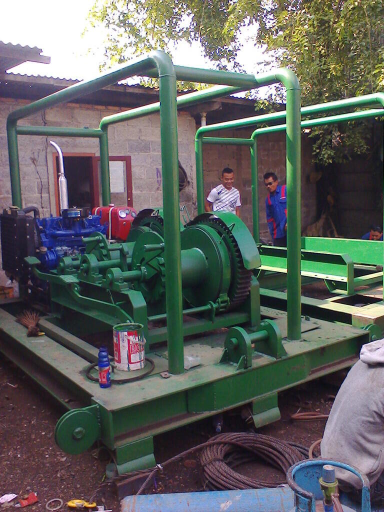 Mesin Pancang Drop Hammer