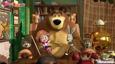 MASHA and THE BEAR... serial animasi 3D lucu dari Russia