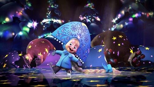 MASHA and THE BEAR... serial animasi 3D lucu dari Russia