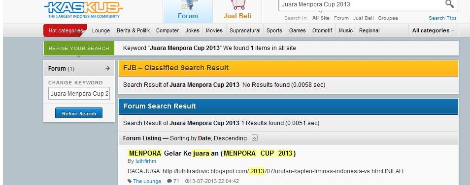 Arema Juara Menpora Cup 2013