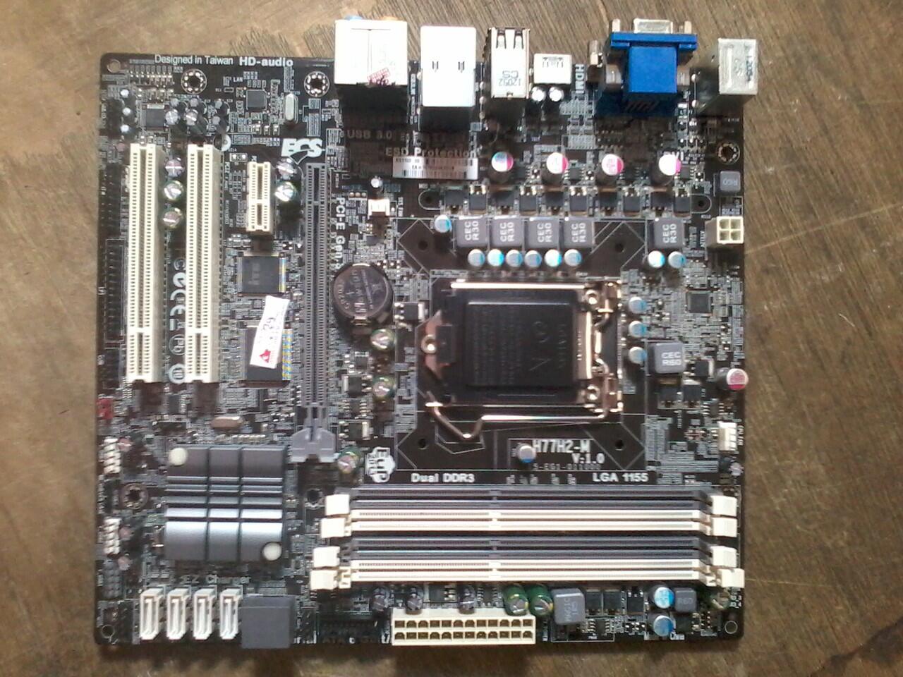 jual cepet ECS H77H2-M,,,murah