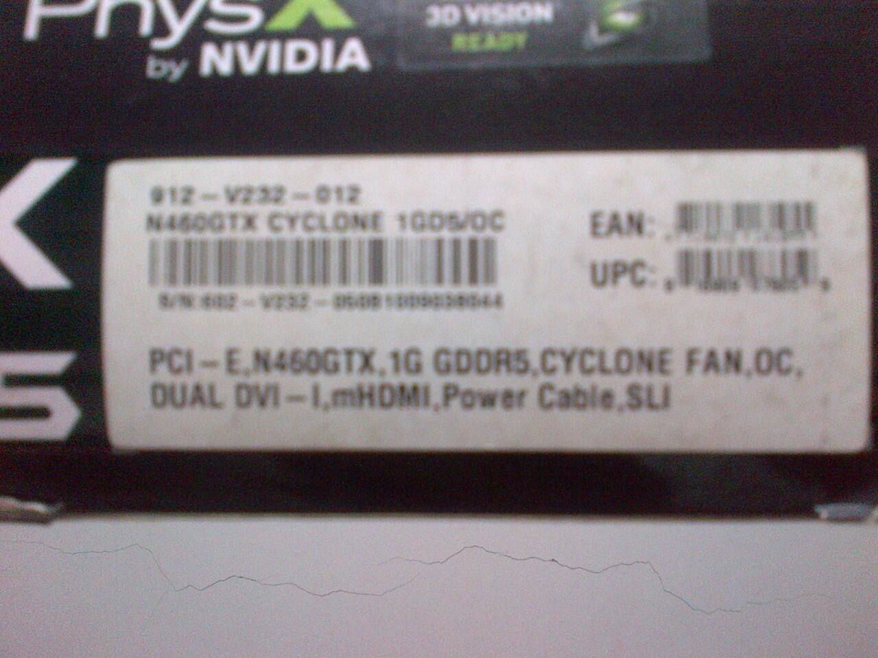 MSI GTX460 Cyclone, Asus 8400GS (Cimahi-Bandung)